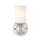 Z-Lite Cannondale 1 Light Wall Sconce, Brushed Nickel & Matte Opal 2102-1S - alternate 6